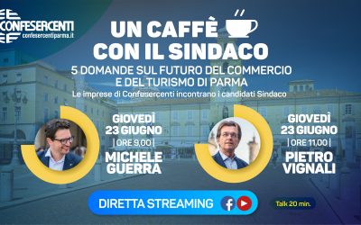 Un caffè con il sindaco: rivedi le due puntate con i candidati al ballottaggio Michele Guerra e Pietro Vignali