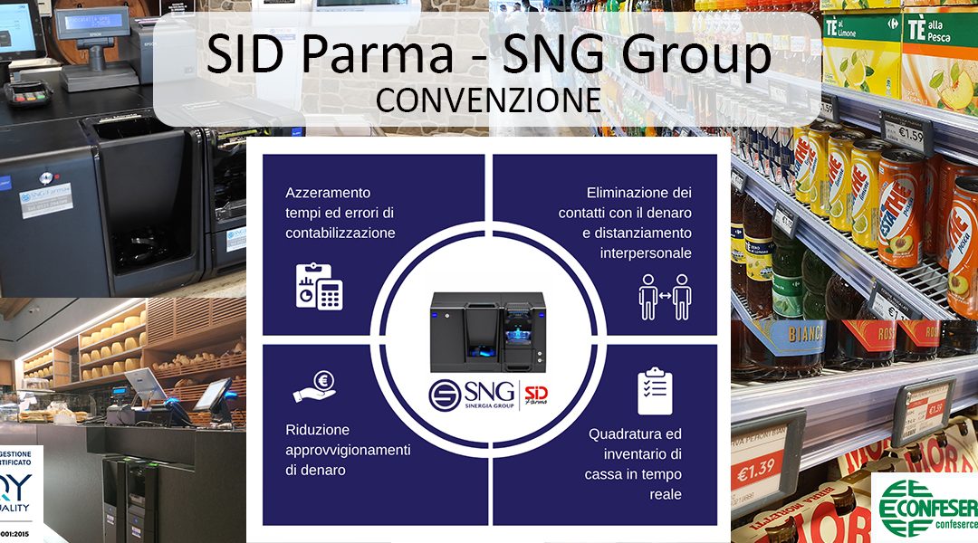 Nuova convenzione con SID Parma – SNG Group: soluzioni tecnologiche per punti vendita grandi e piccoli